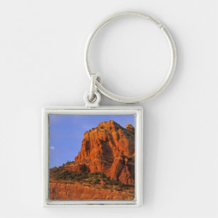 Rote Felsen im Sterling Canyon in Sedona Arizona Schlüsselanhänger