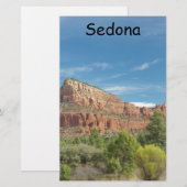 Rote Felsen in Sedona Briefpapier (Vorne/Hinten)