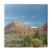 Rote Felsen in Sedona Fliese (Vorderseite)