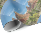 Rote Felsen in Sedona Geschenkpapier (Rolleneckpunkt)