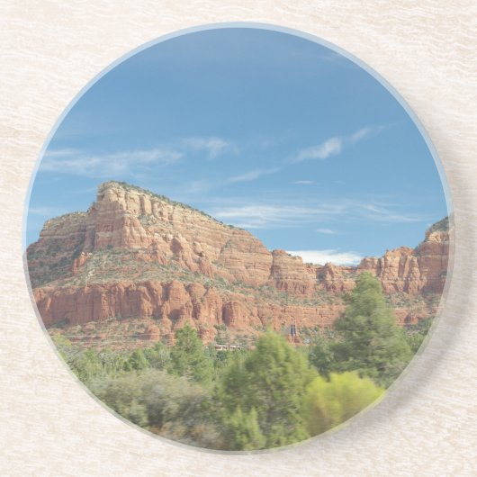 Rote Felsen in Sedona Getränkeuntersetzer (Vorne)