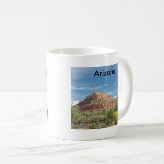 Rote Felsen in Sedona Kaffeetasse (VorderseiteRechts)