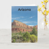 Rote Felsen in Sedona Karte (Gelbe Blume)