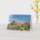 Rote Felsen in Sedona Karte (Gelbe Blume)