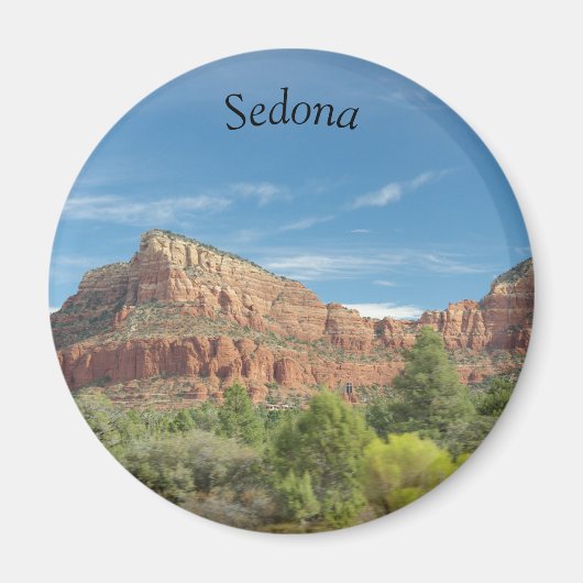 Rote Felsen in Sedona Magnet (Vorne)