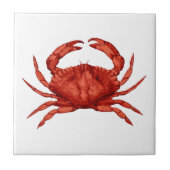 Rote Felsen-Krabbe (pazifisch) Fliese (Vorderseite)