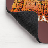 Rote Felsen machen mich glücklich Mousepad (Ecke)