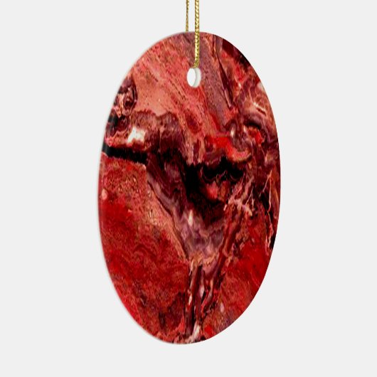 Rote Felsen, Mars Keramik Ornament (Rechts)