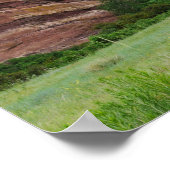 Rote Felsen Park und Gebirgskette Poster (Ecke)