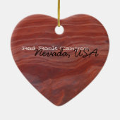 Rote Felsen-Schicht-Studie; Nevada-Andenken Keramikornament (Hinten)