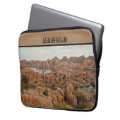 Rote Felsen Umgeben vom Prescott Arizona Foto Laptopschutzhülle (Vorderseite Links)