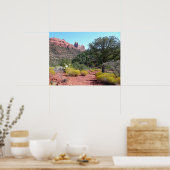 Rote Felsen und Cacti II in Sedona Arizona Poster (Küche)