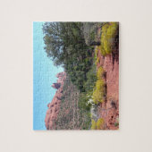 Rote Felsen und Cacti II in Sedona Arizona Puzzle (Vertikal)