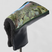 Rote Felsen und Kakteen I Golf Headcover (3/4 Vorderseite)