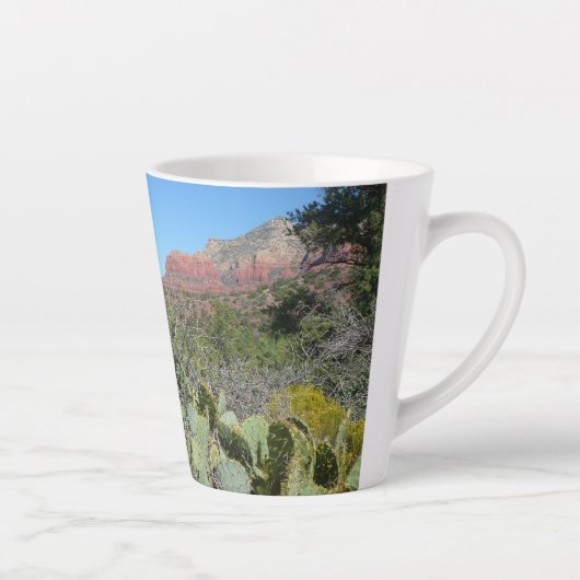Rote Felsen und Kakteen I Milchtasse (Rechts)