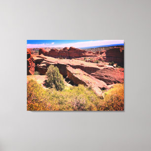 Rote Felsen von Colorado Leinwanddruck