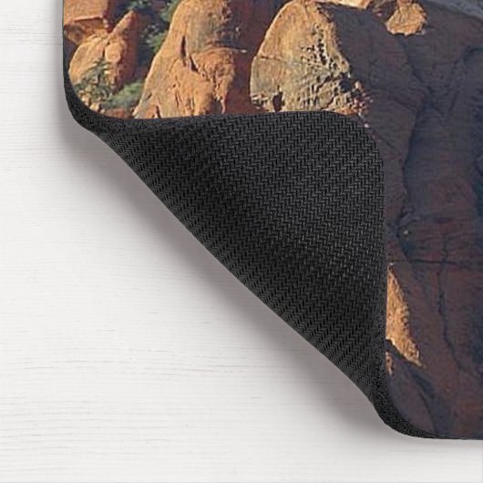 Rote Felsen von Nevada Mousepad (Ecke)