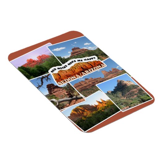 Rote Felsen von Sedona Magnet (Rechte Seite)