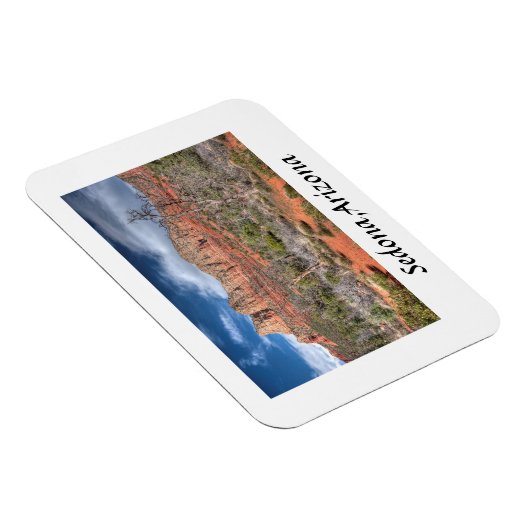 Rote Felslandschaft Sedona Arizona Magnet (Rechte Seite)
