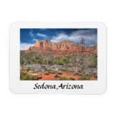 Rote Felslandschaft Sedona Arizona Magnet (Horizontal)