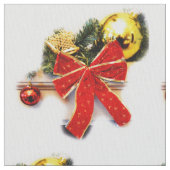 Rote festliche Bögen Stoff (Nahaufnahme)