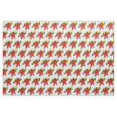 Rote festliche Bögen Stoff (Yard (91,4 cm))