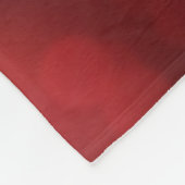 Rote festliche Weihnachtsbaumkugeln mit individuel Fleecedecke (Ecke)