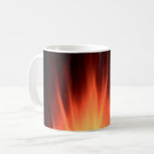 Rote Feueranzeige Kaffeetasse (Vorderseite Links)