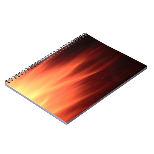 Rote Feueranzeige Notizblock (Linke Seite)