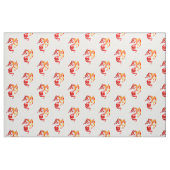 Rote Feuerdrachen Muster Stoff (Fat Quarter (45,7 x 55,9 cm))