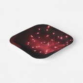 Rote Feuerwerkspapierplatten Pappteller (Gewinkelt)