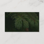 Rote Fichte-Sprösslinge Visitenkarte (Rückseite)