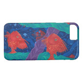 Rote Fische, Meerwassertiere Unterwasser Art Case-Mate iPhone Hülle (Rückseite (Horizontal))