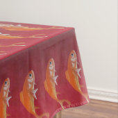 rote Fischtischdecke Tischdecke (Beispiel)