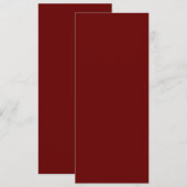 Rote Flachkarte des Blutes (Vorne/Hinten)
