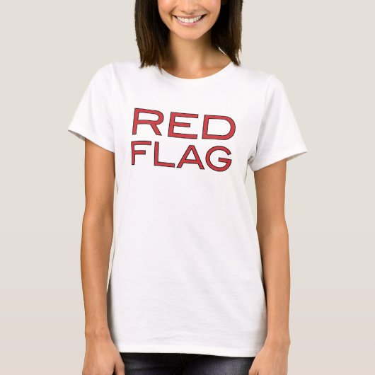 Rote Flagge T-Shirt (Vorderseite)