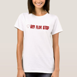 ROTE FLAGSTOPP T-Shirt