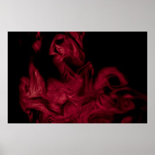 Rote Flamme Poster (Vorne)