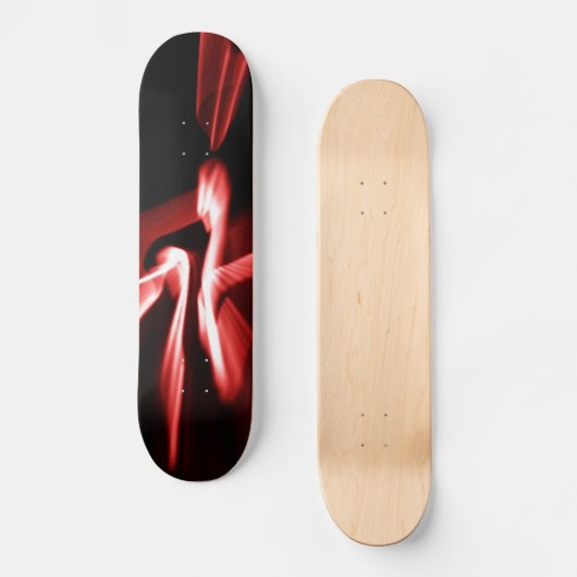 Rote Flamme Skateboard (Vorderseite)