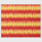 Rote Flammen Geschenkpapier (Flach)