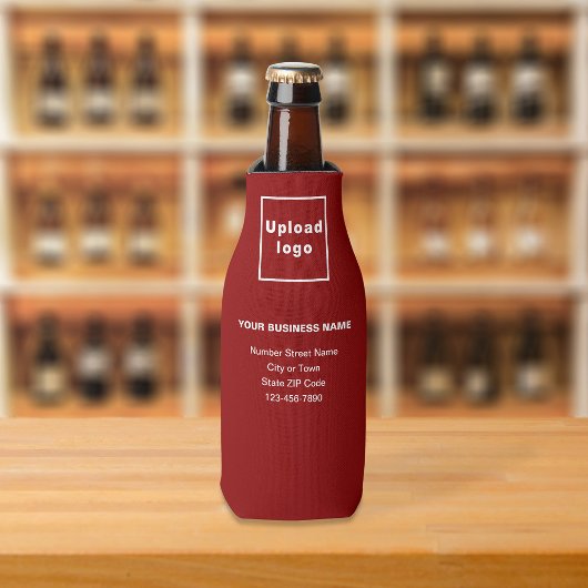 Rote Flasche für die Handelsmarke Cooler Flaschenkühler