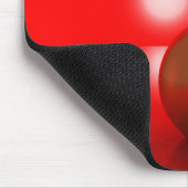 rote Flasche Mousepad (Ecke)