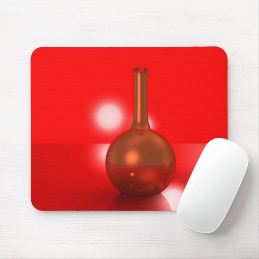 rote Flasche Mousepad (Mit Mouse)