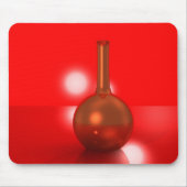 rote Flasche Mousepad (Vorne)
