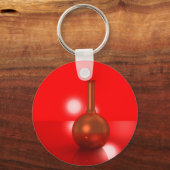 rote Flasche Schlüsselanhänger (Vorderseite)