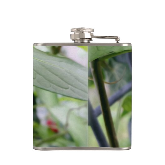 rote Flecken im Herbst Flachmann (Rückseite)