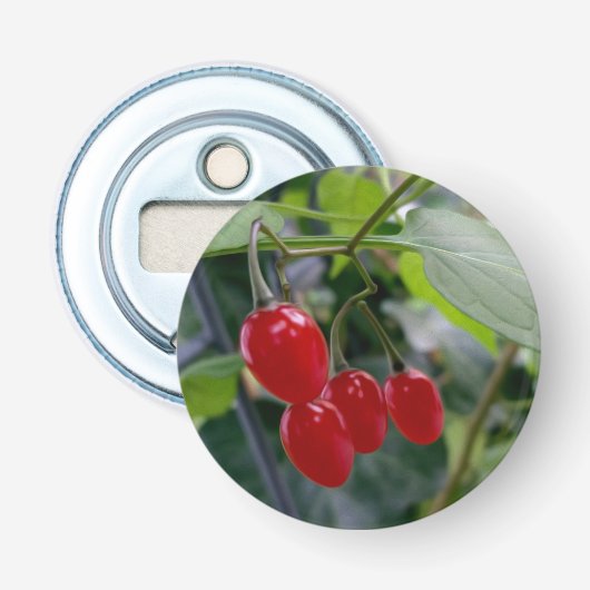 rote Flecken im Herbst Flaschenöffner (Vorderseite)