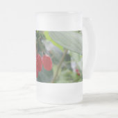 rote Flecken im Herbst Mattglas Bierglas (VorderseiteRechts)