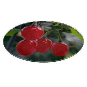 rote Flecken im Herbst Schneidebrett
