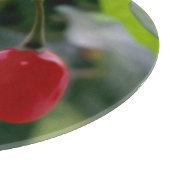 rote Flecken im Herbst Schneidebrett (Ecke)